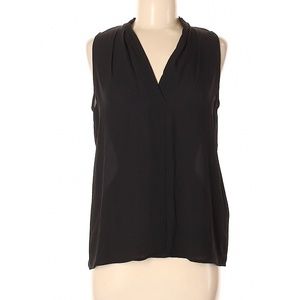 Banana Republic Black Sleeveless Shirt Size S